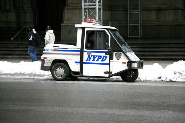 An NYPD Go-4 Interceptor
