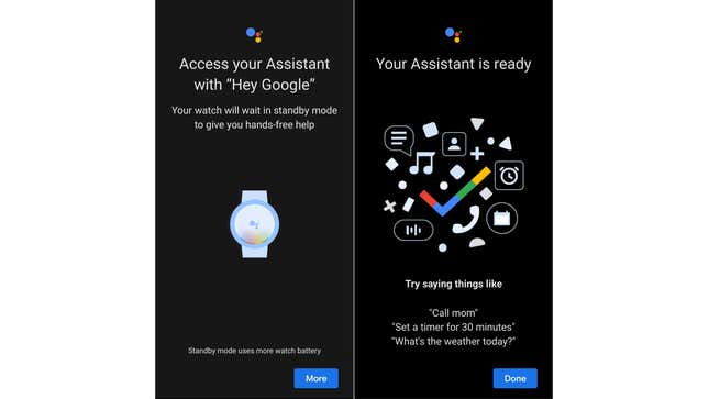 Google Assistant app screenshot