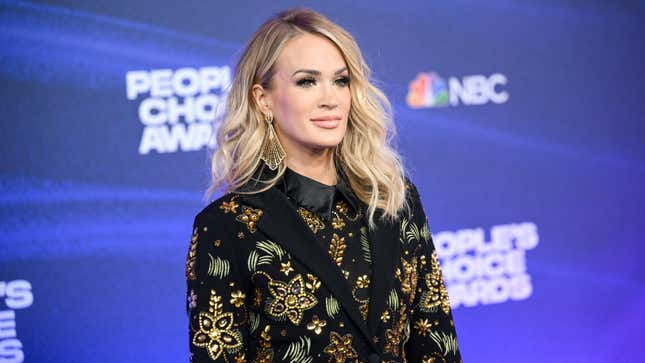 Carrie Underwood at the People's Choice Awards held at Barker Hangar on December 6, 2022 in Santa Monica, California. (Photo by Michael Buckner/Variety via Getty Images)
