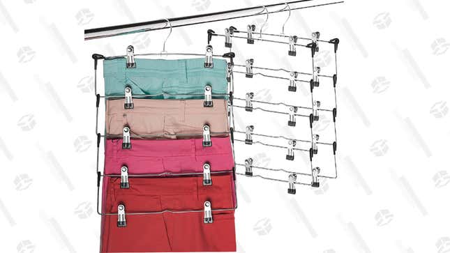 Zober Space Saving 5-Tier Hanger Set | $12 | Amazon