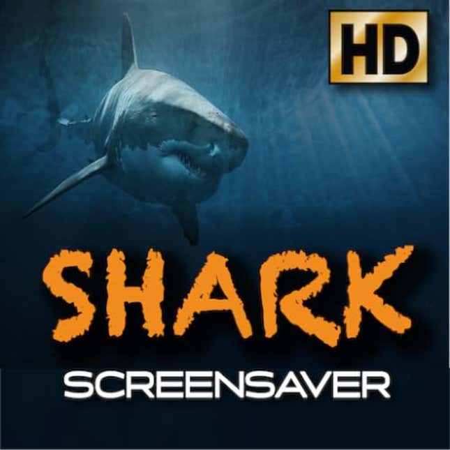 Image for article titled Shark Screensaver HD, Now 25% Off