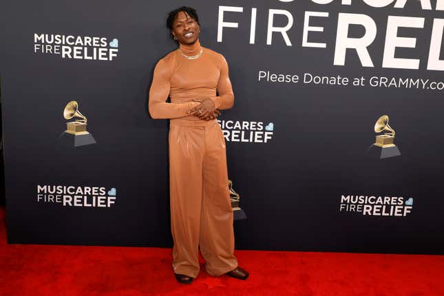 Lucky Daye attends the 67th GRAMMY Awards on February 02, 2025 in Los Angeles, California.