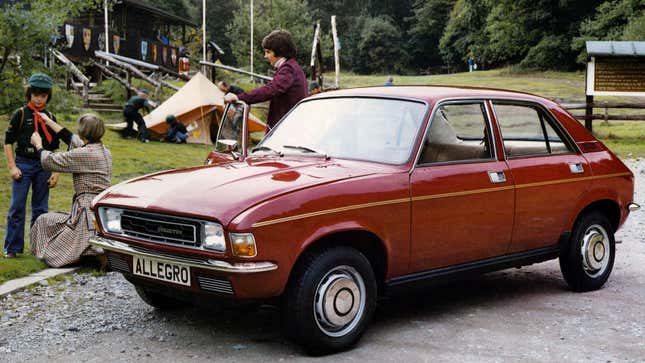 A photo of an Austin Allegro car. 