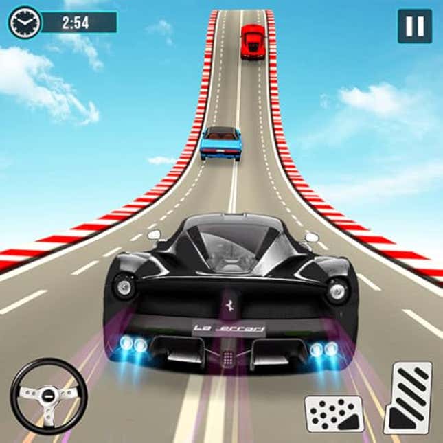 Image for article titled Car games 2024 with GT Car Stunts master Ramp car Game 3d new Extreme Real car driving simulator with street Car racing game for Hill race master city 3d Traffic climb racing rider & racer, Now 62% Off