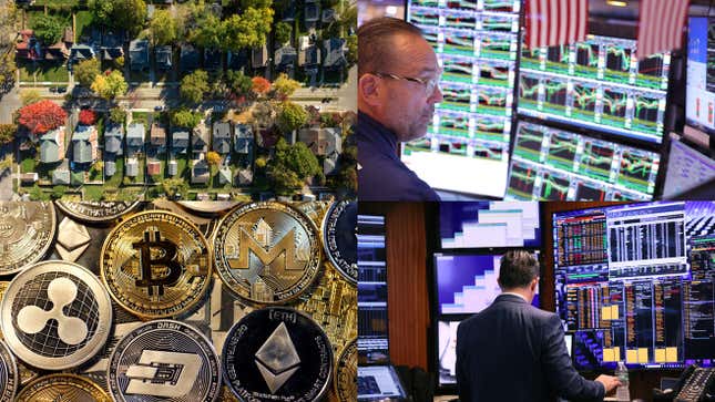 Image for article titled Stock market risks, Bitcoin breaks through, and Trump Media&#39;s crypto play: Markets news roundup