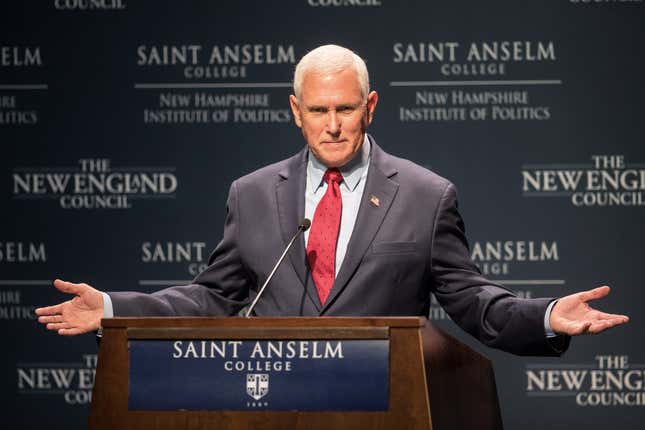Image for article titled Mike Pence to Attend Password-Protected Black Tie Gala Celebrating Fall of Roe v. Wade