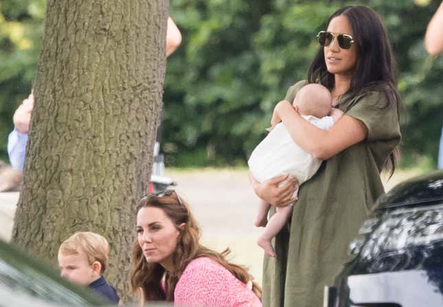 Image for article titled William and Harry and Their Families Went to a Polo Match and Conspicuously Got Along