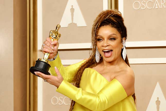 Image for article titled 2023 Oscars: Ruth E. Carter Celebrates Angela Bassett’s Queen Ramonda