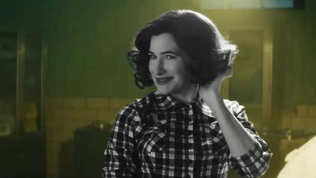 A screenshot shows Agatha in black and white. 