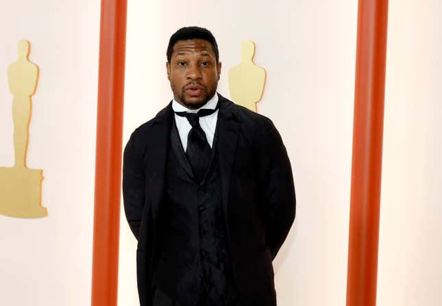 Jonathan Majors attends the 95th Annual Academy Awards on March 12, 2023 in Hollywood, California.