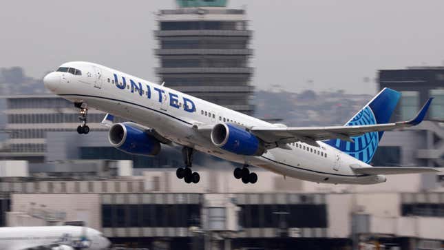 A United Airlines plane