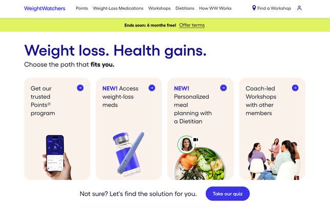 Image for article titled Weight Watchers goes bankrupt even as it tries to ride the Ozempic boom
