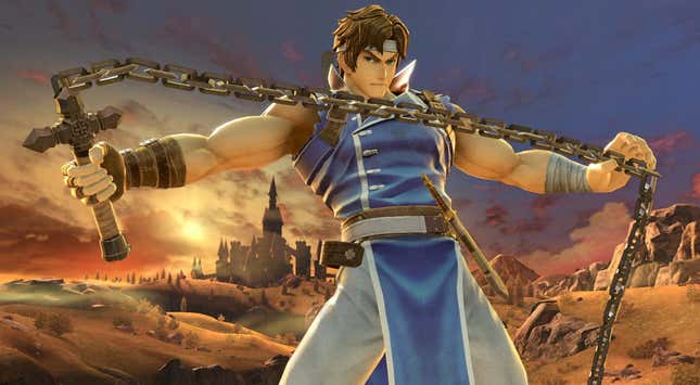 Castlevania's Richter Belmont as he appears in Super Smash Bros. Ultimate.
