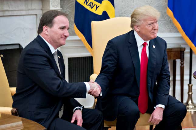 Image for article titled Trump Offers to &#39;Vouch&#39; For A$AP Rocky, Swedish PM Offers Trump Choice of Several Seats