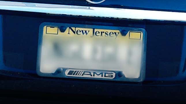 Image for article titled New Jersey Cops Write So Many Plate-Frame Tickets, Lawmakers Are Changing the Law