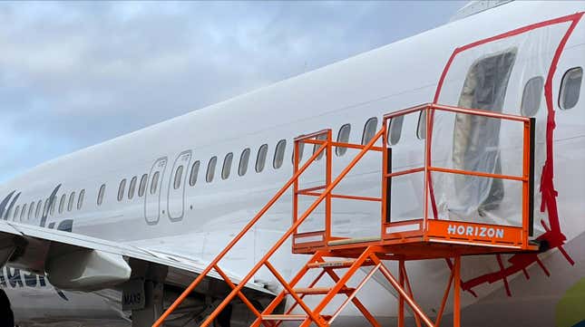 Alaska Airlines missing door plug