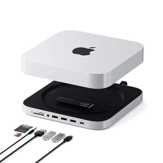 Image for article titled Satechi Mac Mini Hub &amp; Stand with SSD Enclosure for NVME/SATA M.2, Now 10% Off