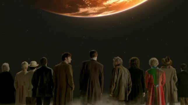 Image for article titled 10 Years Later, "Day of the Doctor" Remains One of Doctor Who's Finest Hours