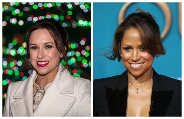 Lacey Chabert (left) and Stacey Dash (right)