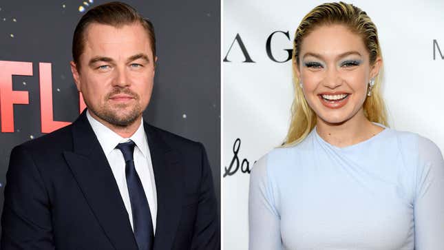 Image for article titled Leo DiCaprio Breaks Mold, Pursues Geriatric Model Gigi Hadid