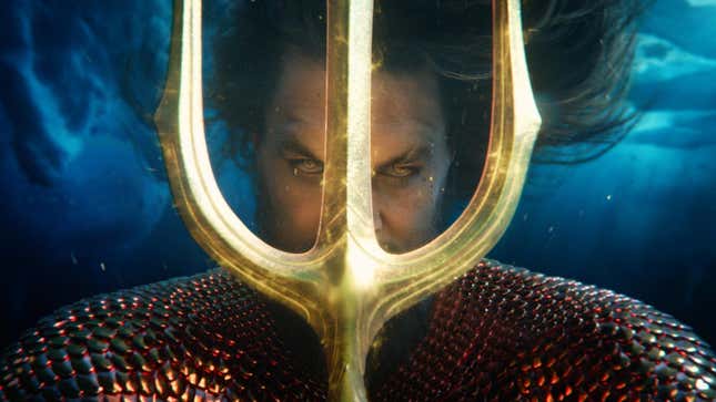 Jason Momoa as Aquaman in Aquaman & the Lost Kingdom.