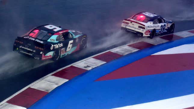 Vargas in the No. 6 at the Charlotte Motor Speedway Roval.