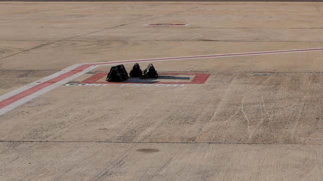 The tarmac at Rome–Leonardo da Vinci Fiumicino International Airport