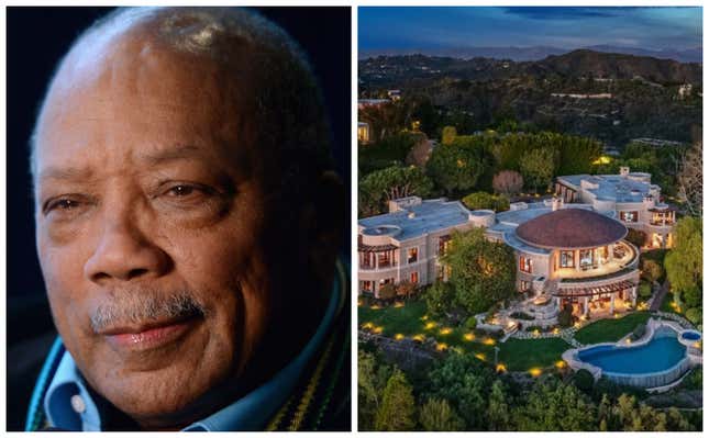 Image for article titled A Look at Quincy Jones' Ultra-Lavish, $60 Million Megamansion in Bel-Air