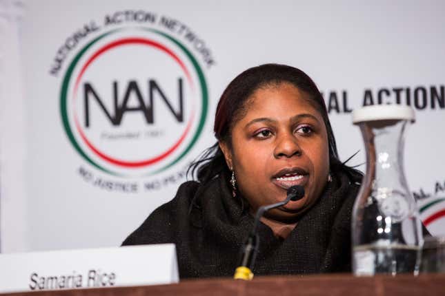 Samaria Rice, mother of Tamir Rice