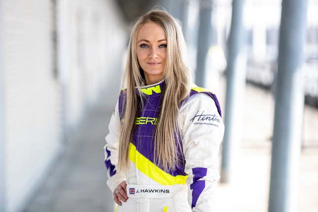 Jessica Hawkins ahead of the 2019 W Series season.