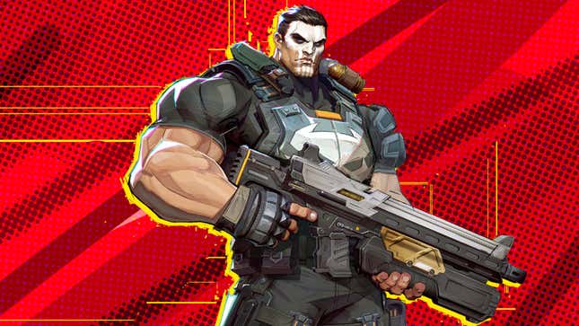 An image shows The Punisher as seen in Rivals. 