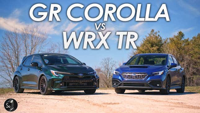 Toyota GR Corolla vs Subaru WRX TR