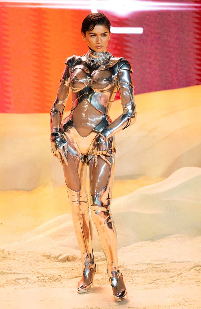 Image for article titled Zendaya&#39;s Stunning &#39;Dune&#39; Press Tour Fashion Moments