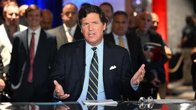 Image for article titled 'Tucker Carlson' Is Just As Awful of a Workplace As You'd Expect