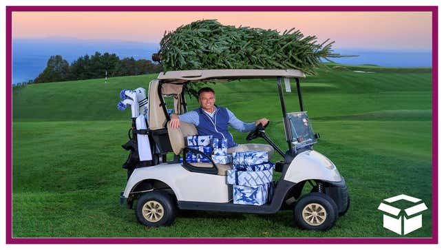 It may not be a sleigh, but Stitch’s cart is filled with great holiday gifts for golfers and they’re up to 40% off.