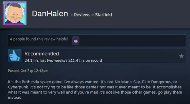 Image for article titled Starfield: Shattered Space, As Told By Steam Reviews