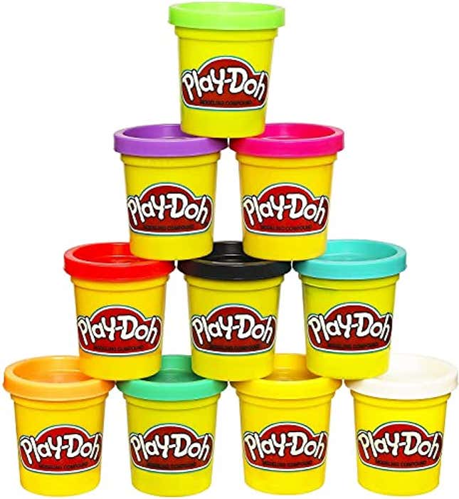 Image for article titled Play-Doh Bulk 10-Pack Case of Assorted Colors, Now 16% Off