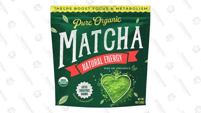 Kiss Me Organics Matcha Green Tea Powder | $17 | Amazon | Clip Coupon