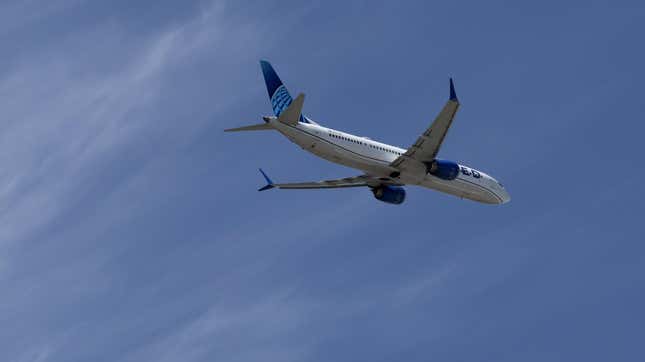 SAN FRANCISCO, CALIFORNIA - MAY 12: A United Airlines plane takes off from San Francisco International Airport on May 12, 2022 in San Francisco, California.