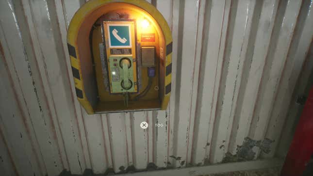 A phone rings with a light indicating someone is calling.