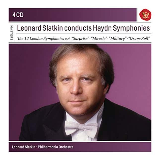 Image for article titled Leonard Slatkin Conducts Haydn Symphonies, Now 17% Off