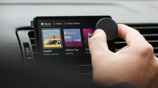 Image for article titled Spotify&#39;s Awful Car Music Gizmo Is Now Available To The Public