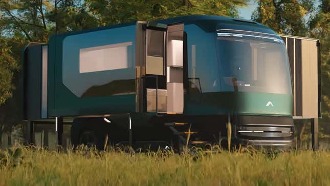 A render of the eTH camper concept from AC Future. 