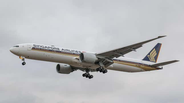 Singapore Airlines Boeing 777-300ER aircraft