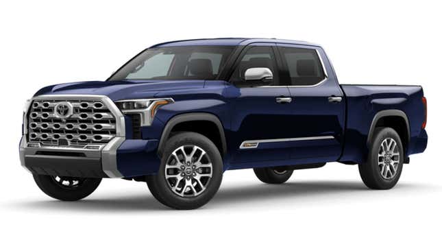 Image for article titled 2022 Toyota Tundra Paint Colors, Ranked