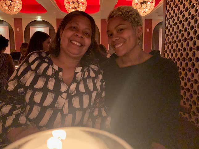 Tonja Ottley, left, and her daughter Tianna Ottley at Harlem EatUp on Monday, May 13, 2019.