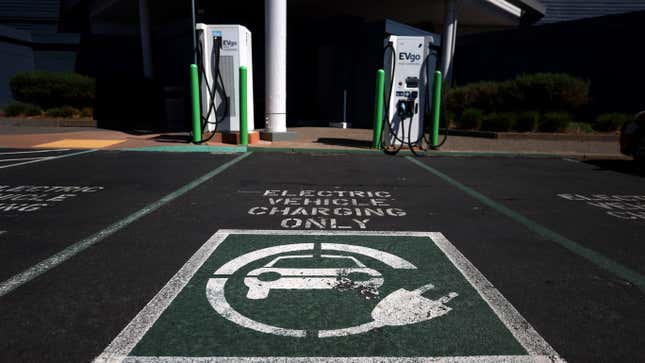 Image for article titled EV Chargers Are Still Inaccessible To Many People With Disabilities