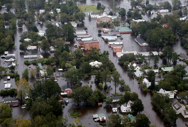 Image for article titled Photos: Florence’s destructive flooding, seen from the air