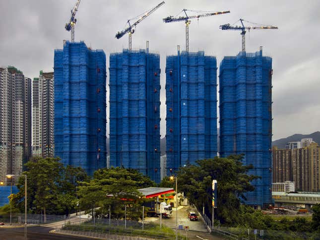 “Four Blue Cocoons, Hong Kong—2009”
