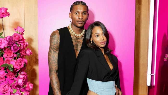 Kevin Porter Jr. and Kysre Gondrezick at a New York Fashion Week event last week.